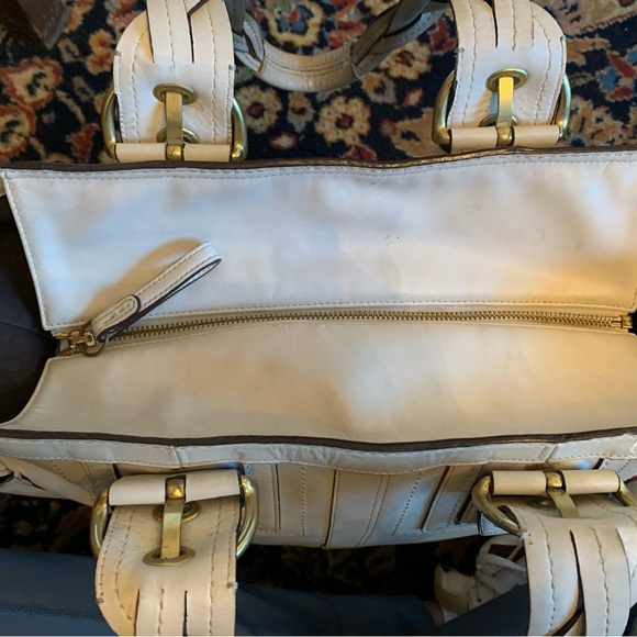 Coach Soho XL Braided Handle Tote 10050 Parchment - Picture 16 of 16